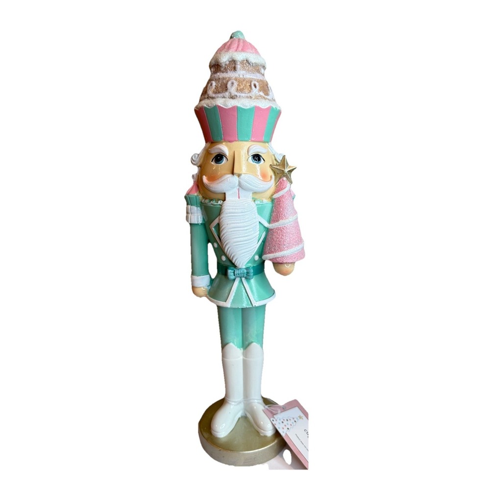 Cupcakes & Cashmere Christmas Nutcracker Holiday Cupcake Holiday Decor 14"